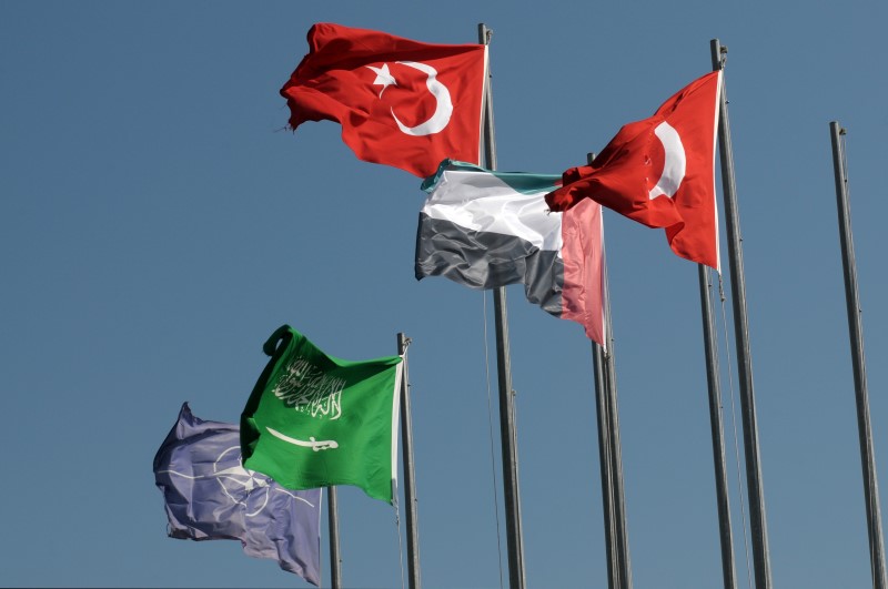 Photo 03.jpg - The flags of the participating air forces, as well as of the host in the middle